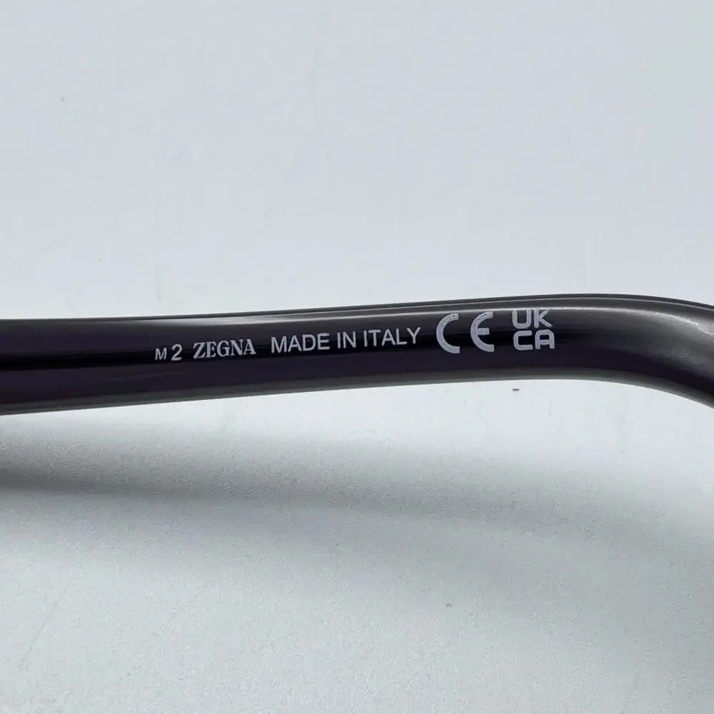 Ermenegildo Zegna Eyeglass Frames EZ5303 020 Gray Gradient Geometric 49-23-145